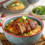 Delicious Sticky Chicken Rice Bowls Recipe