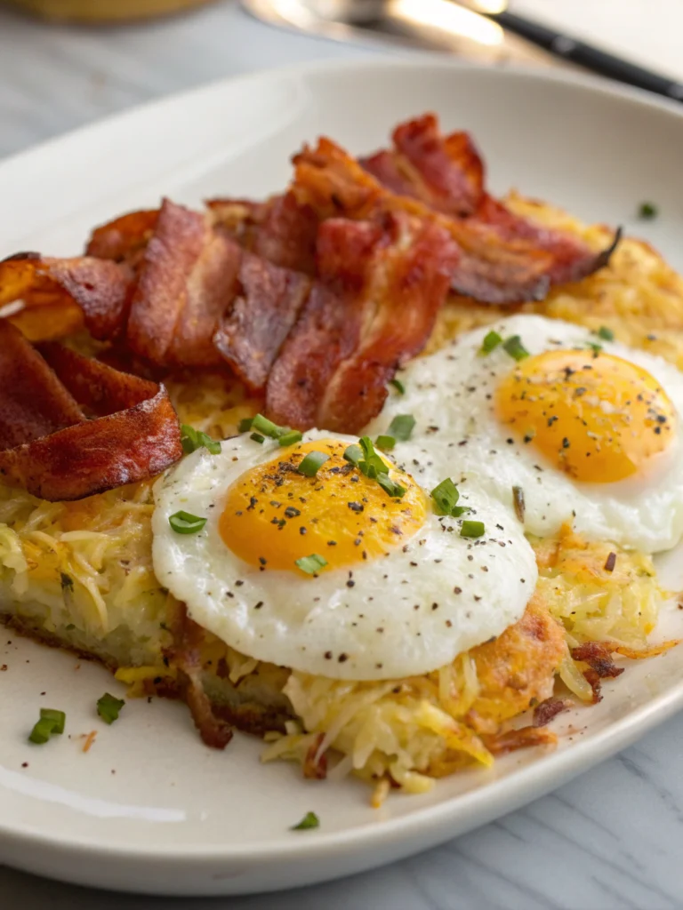 Easy Bacon, Egg, and Hashbrown Casserole