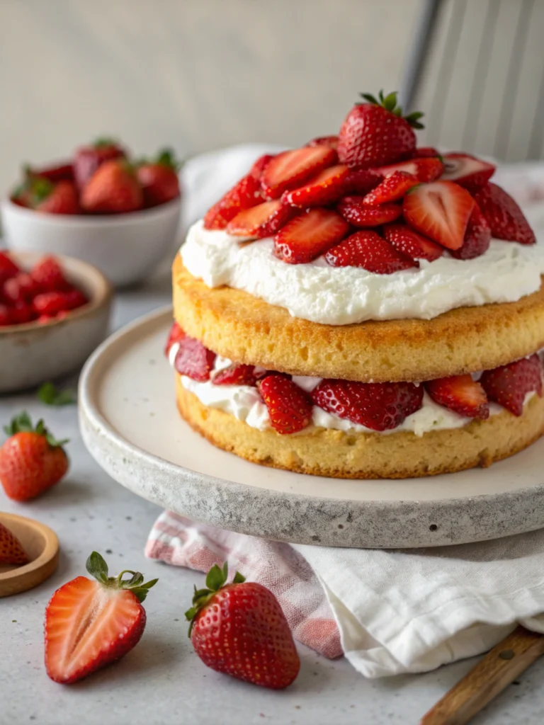 Easy Classic Strawberry Shortcake
