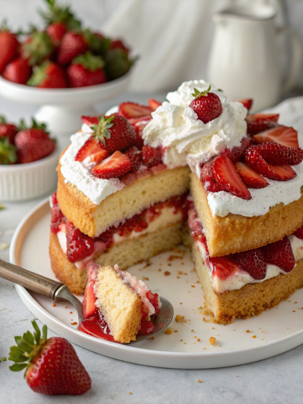 Easy Classic Strawberry Shortcake