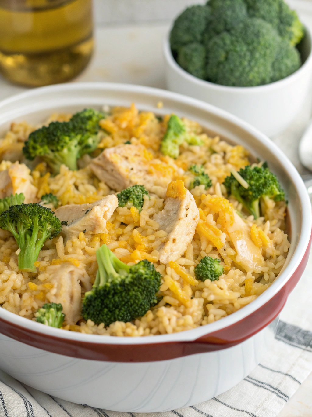 Easy Crockpot Cheesy Chicken Broccoli Rice