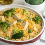 Easy Crockpot Cheesy Chicken Broccoli Rice