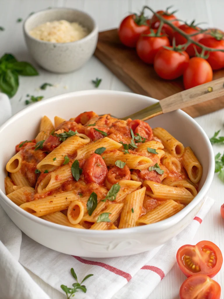 Easy One Pot Creamy Tomato Pasta