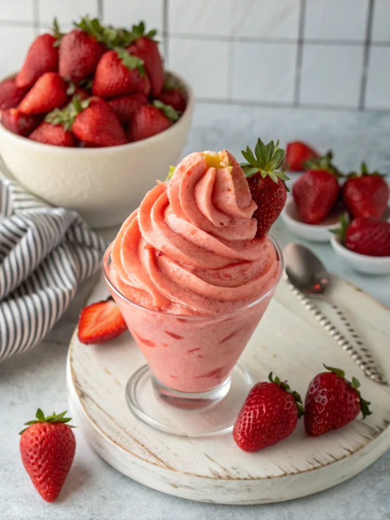 Easy Strawberry Dole Whip
