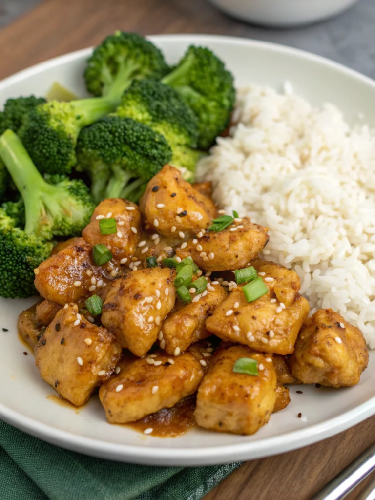 Family-Friendly Honey Garlic Chicken Dinner
