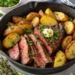 Garlic Butter Steak and Potatoes Skillet