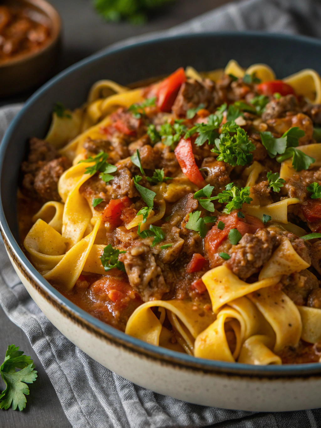 Ground Beef Stroganoff