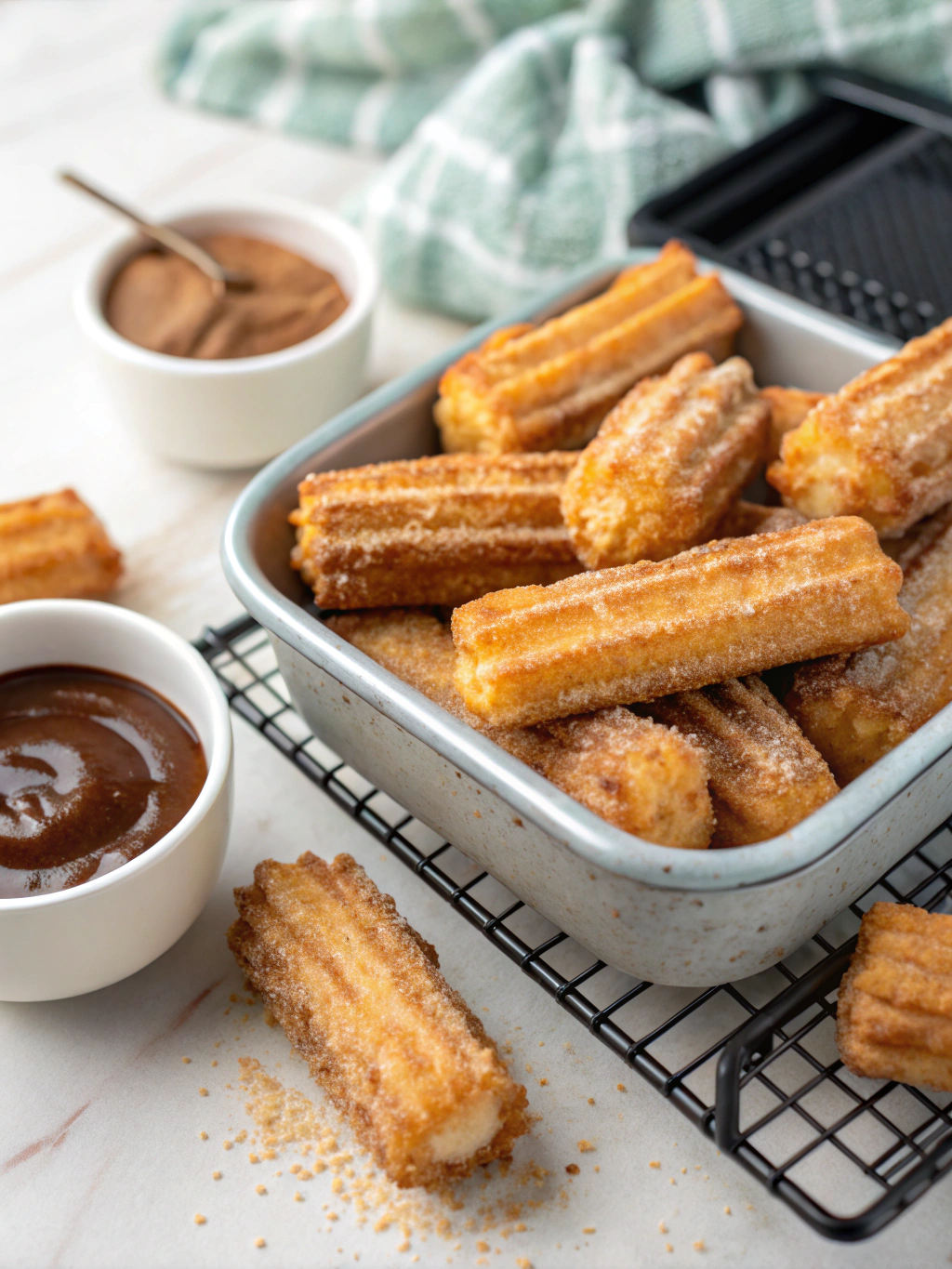 Healthy Air Fryer Churro Bites