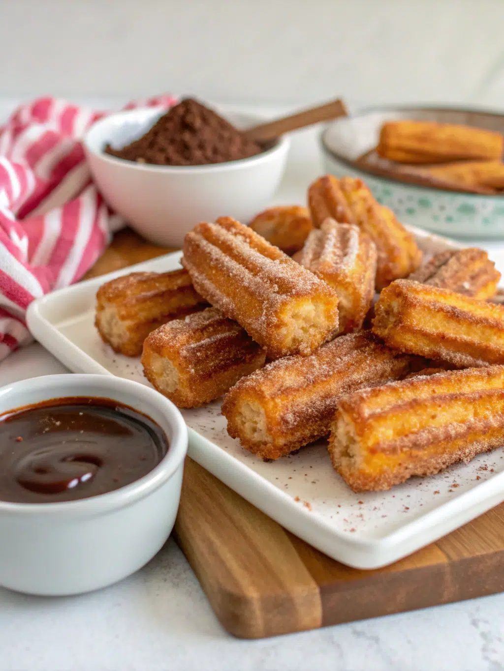 Healthy Air Fryer Churro Bites
