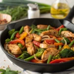 Healthy Chicken and Vegetables Skillet