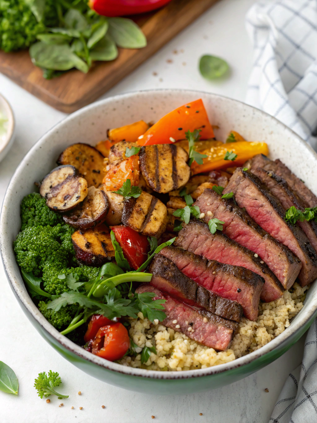 Healthy Steak Bowl