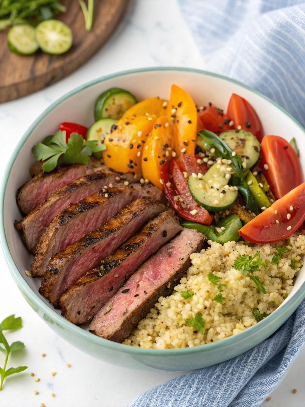 Healthy Steak Bowl