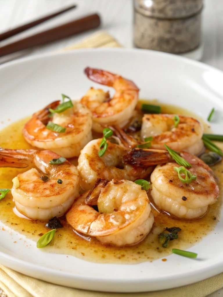 High-Protein Honey Garlic Shrimp