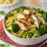 High Protein Rotisserie Chicken Broccoli Pasta (35-Minute Recipe)