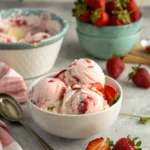 Homemade Strawberry Ice Cream