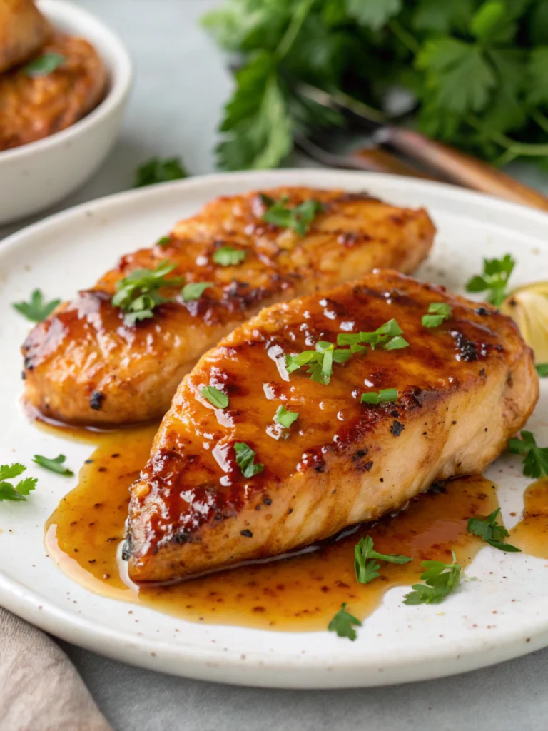 Honey Garlic Chicken Breasts