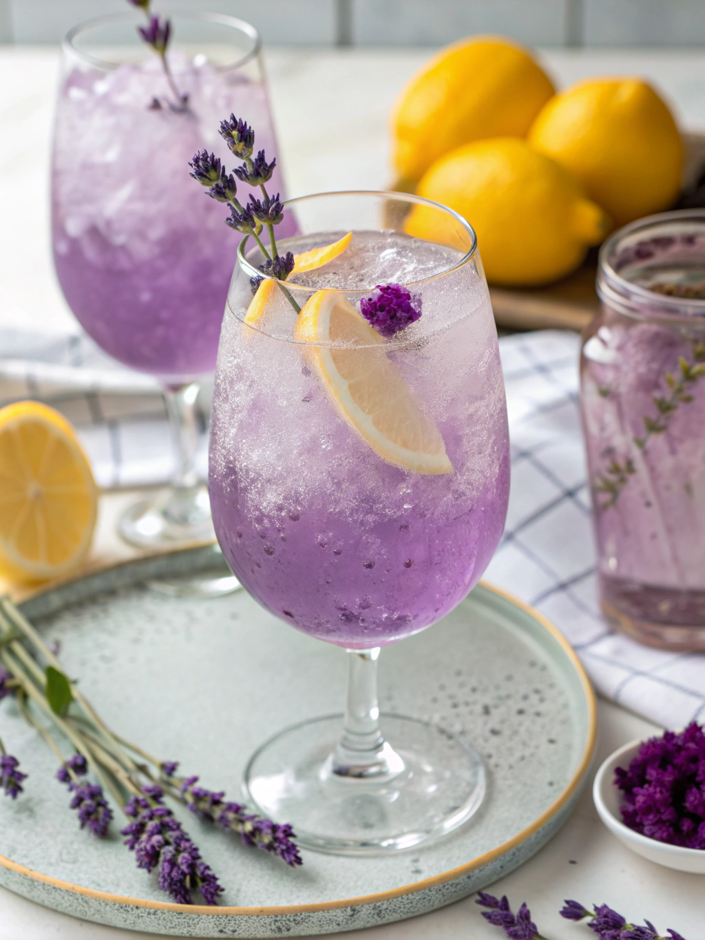 Lavender Lemonade Vodka Frost Fizz