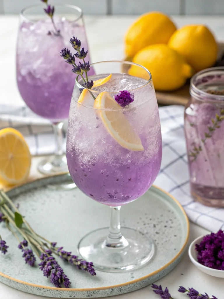 Lavender Lemonade Vodka Frost Fizz