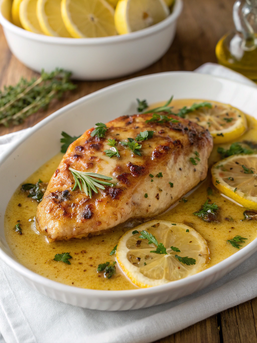 Lemon Chicken with Lemon Butter Sauce