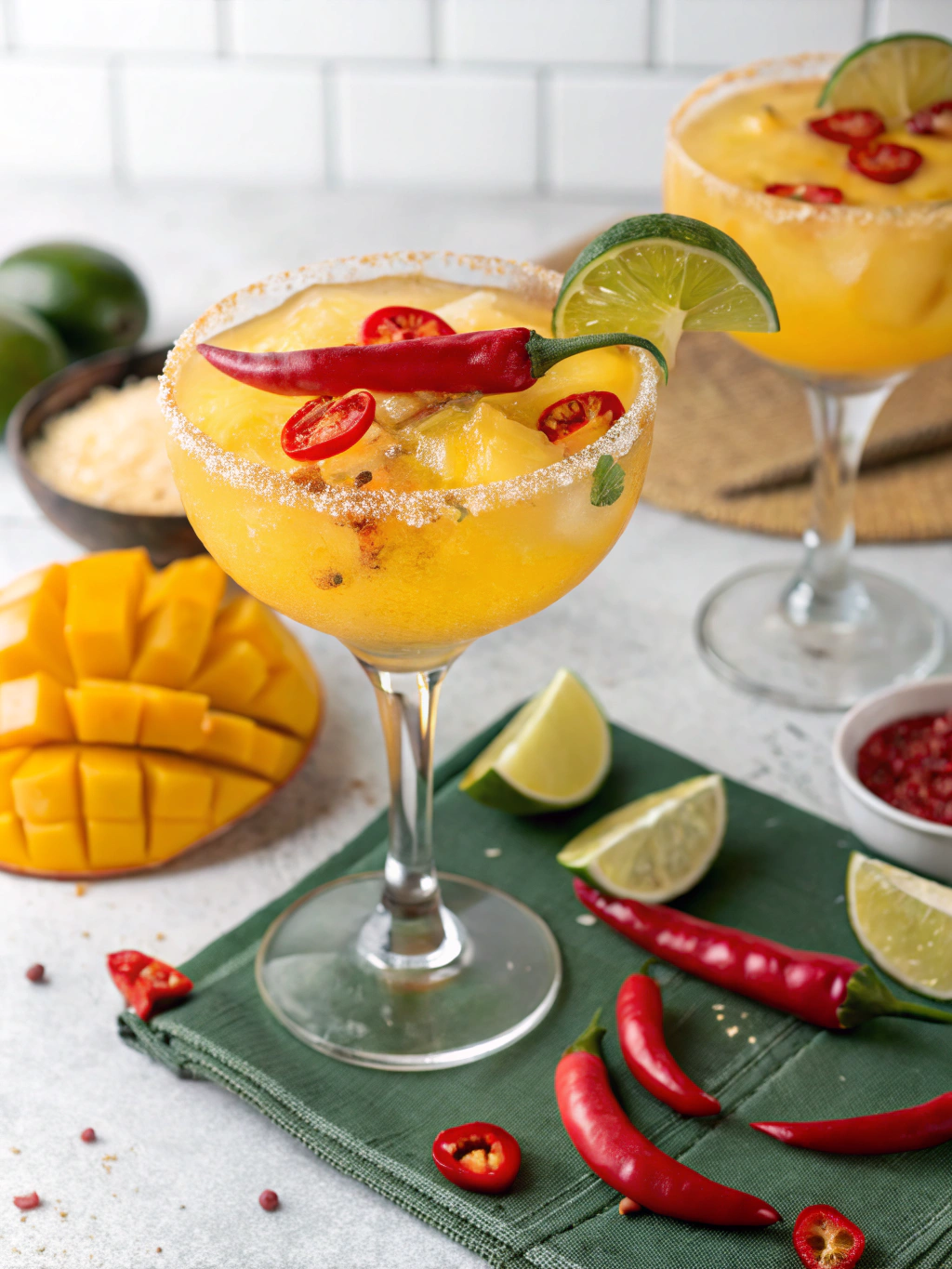 Mango Chili Margarita Fiesta Punch