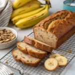 Moist Banana Bread Recipe with Ripe Bananas