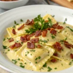 Olive Garden Ravioli Carbonara