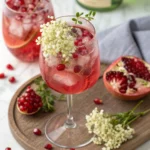Pomegranate Elderflower Spritz Delight