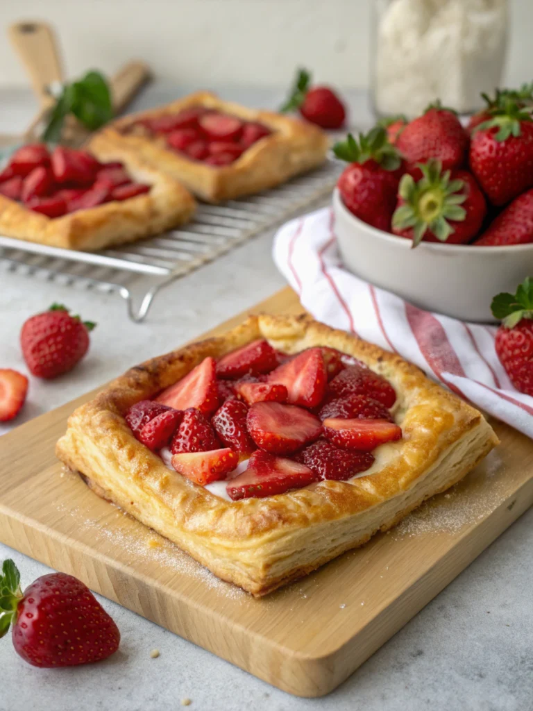 Quick & Easy Strawberry Danish