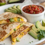 Quick and Cheesy Breakfast Quesadilla Recipe