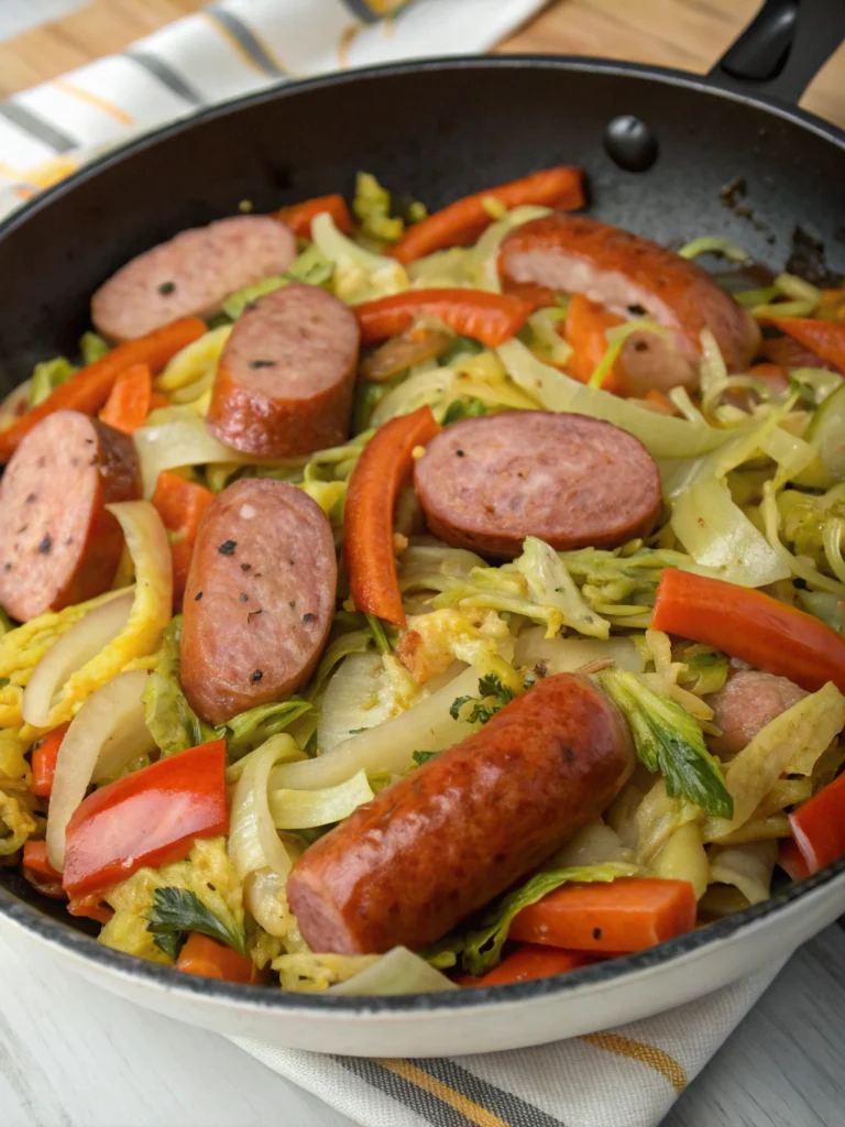 Sausage and Cabbage Stir Fry (30-Minutes)