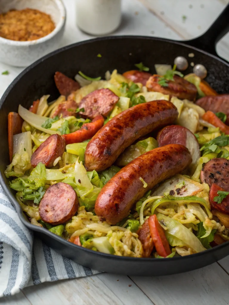 Sausage and Cabbage Stir Fry (30-Minutes)