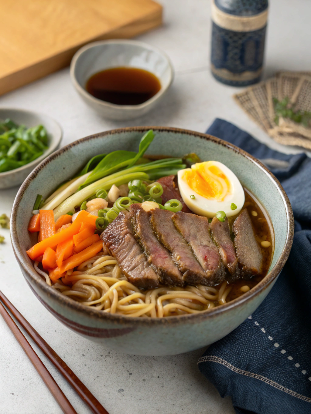 Slow Cooker Beef Ramen Noodles