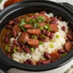 Slow Cooker Cajun Red Beans and Rice