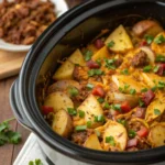 Slow Cooker Cowboy Potato Casserole