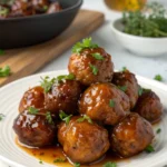 Slow Cooker Honey Garlic Meatballs