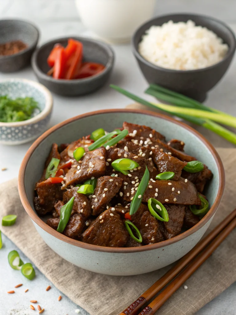 Slow Cooker Mongolian Beef (Easy Crock Pot Mongolian Beef Recipe)