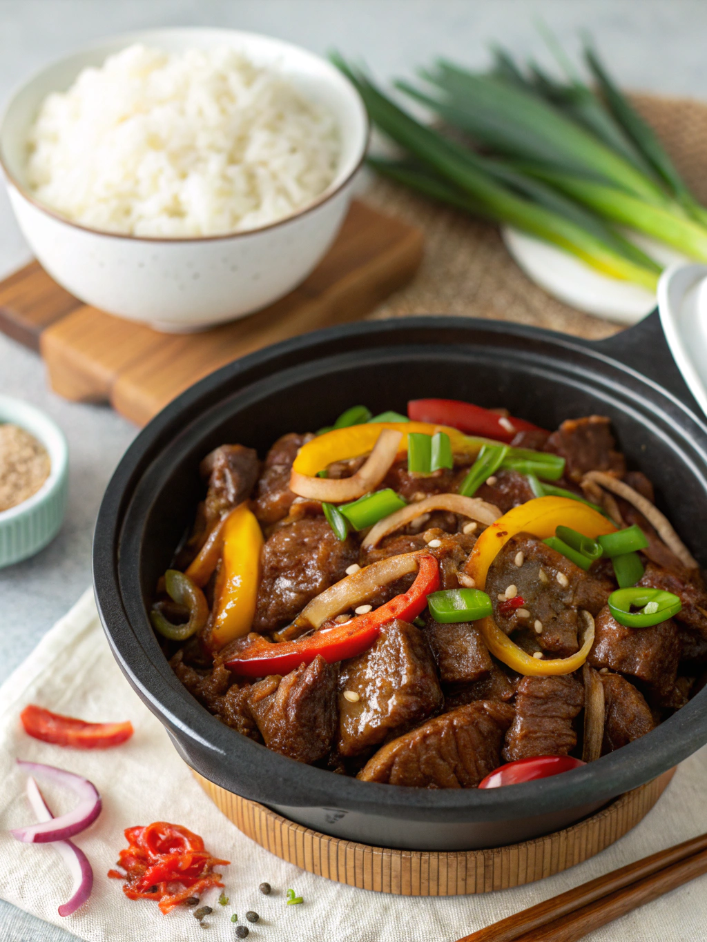 Slow Cooker Mongolian Beef