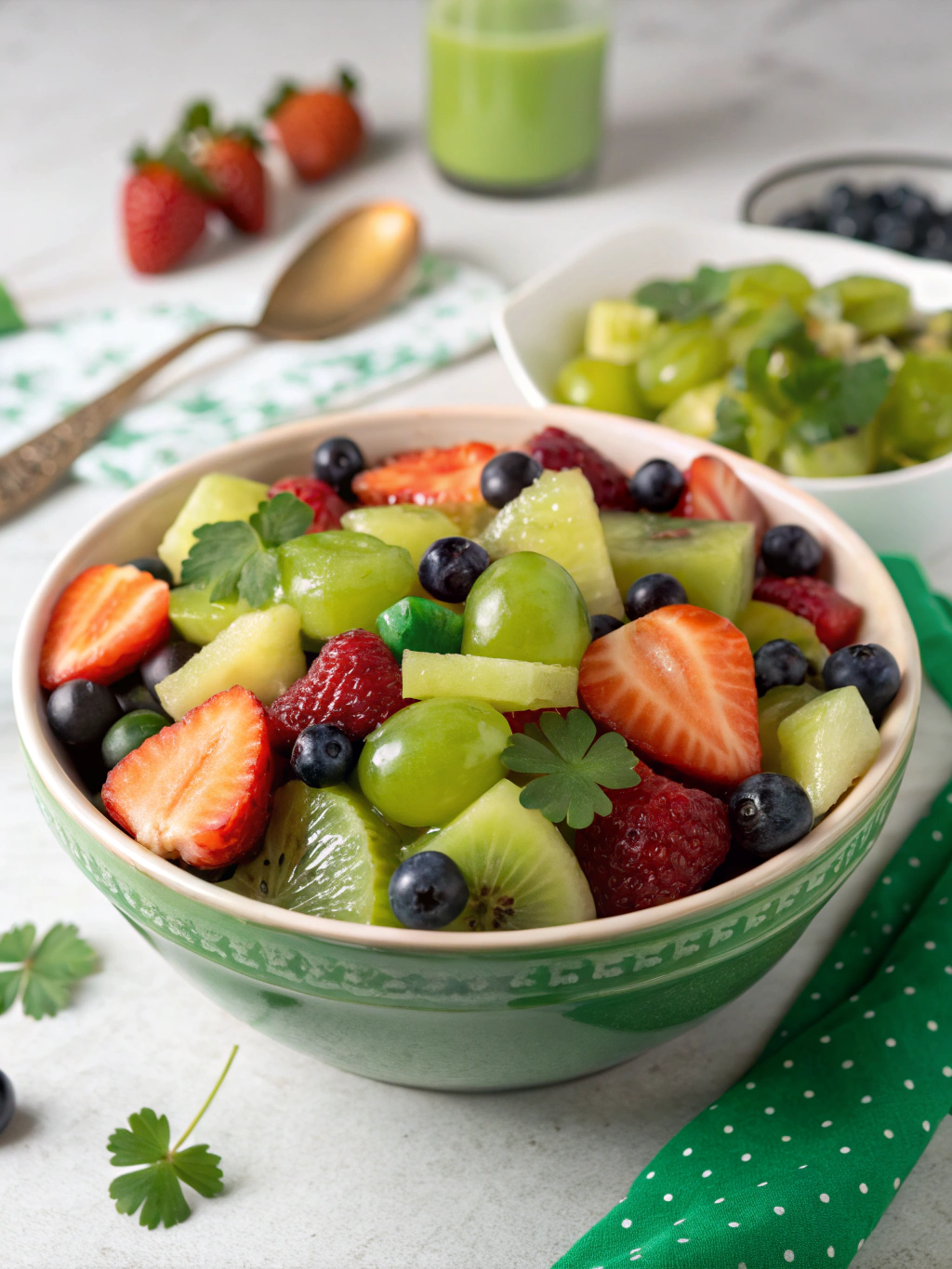 St. Patrick’s Day Green Fruit Salad