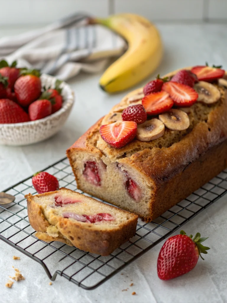 Strawberry Banana Bread