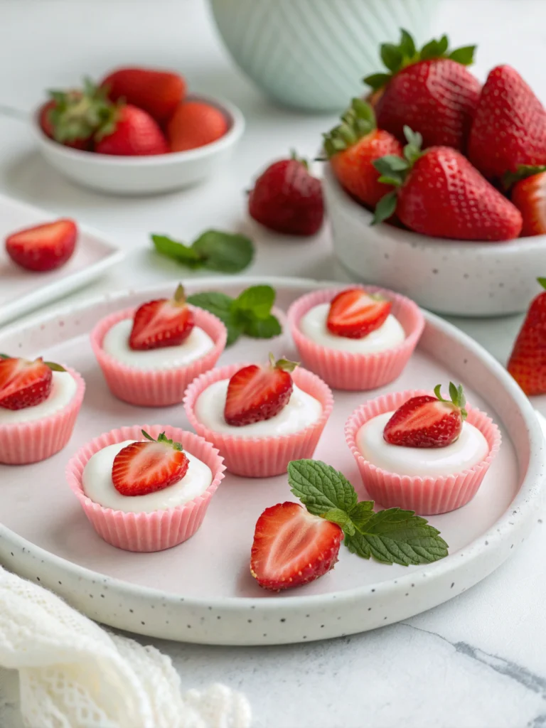Strawberry Yogurt Bites