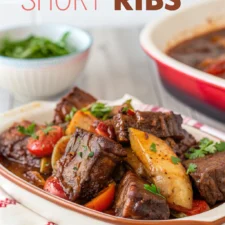 Super Tender Crockpot Beef Short Ribs