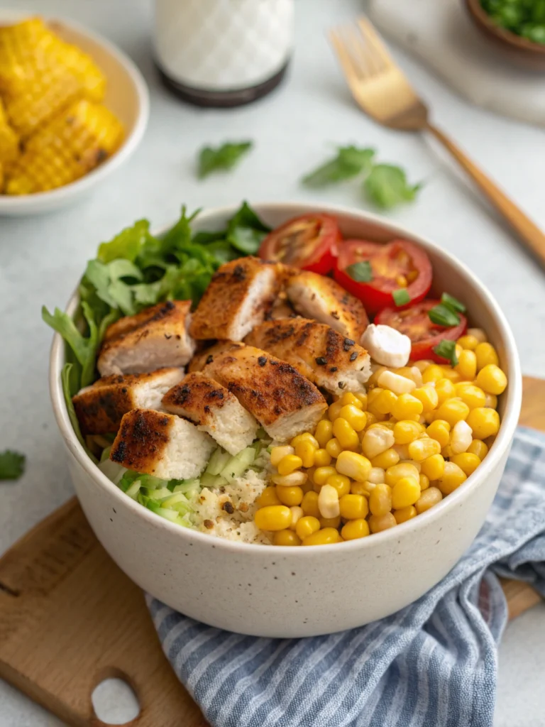 Tasty Street Corn Chicken Bowl