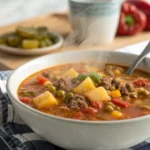 The Best Cheeseburger Soup