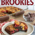 The Best Fudgy Chewy Browkies (Brookies)