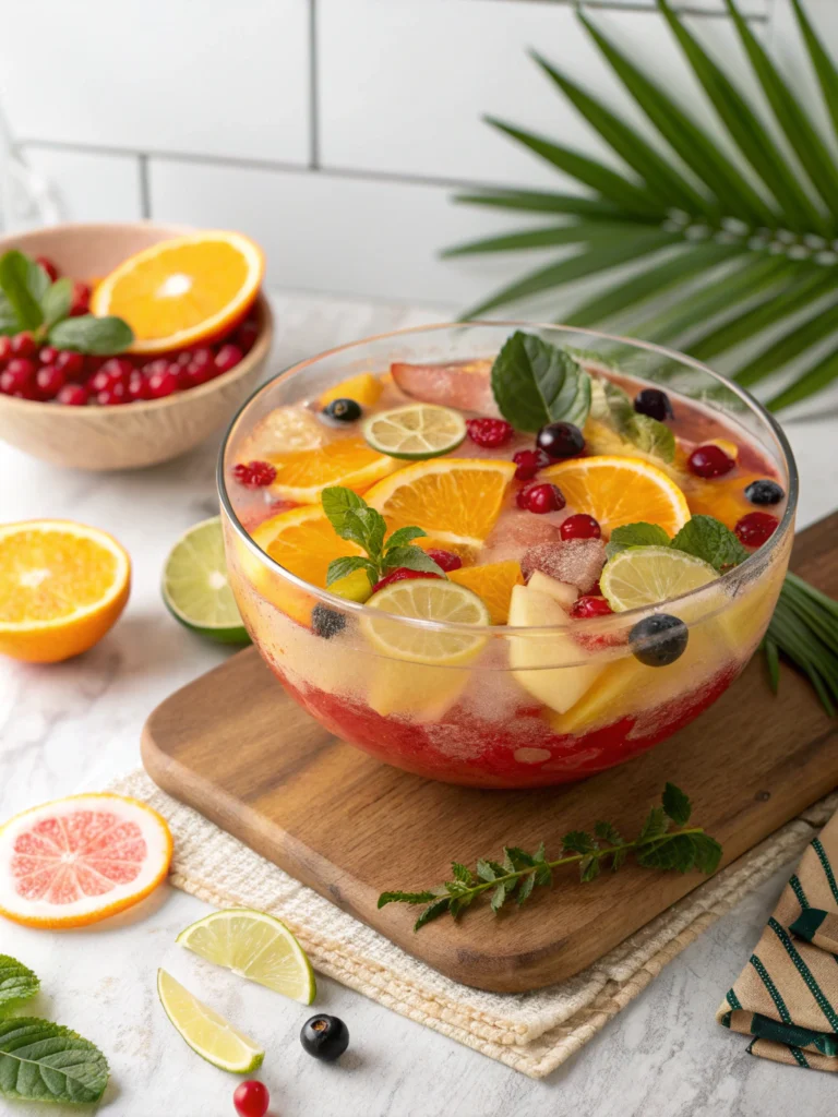 Tropical Yuzu Island Punch Bowl