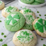 Vanilla Mint St. Patrick's Day Cookies