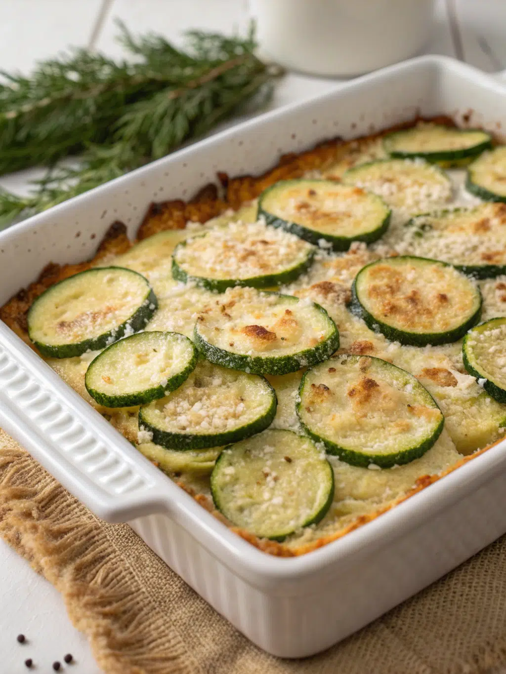 Baked Parmesan Zucchini