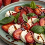 Balsamic Strawberry Caprese