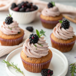 Blackberry Earl Grey Cupcakes