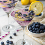 Blueberry Limoncello Martini